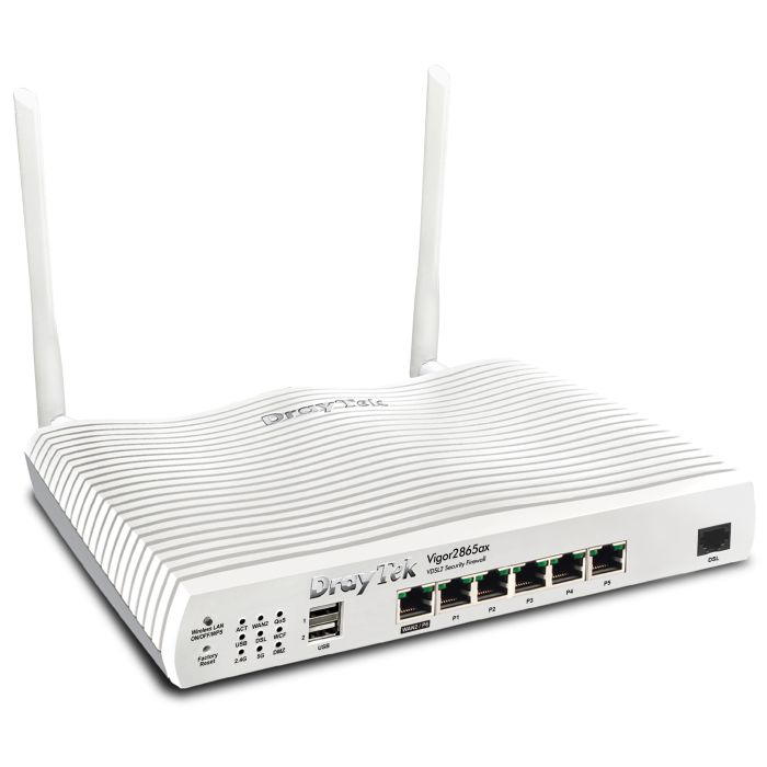 Draytek Vigor 2865ax VDSL router with Wi-Fi 6 AX3000 wireless