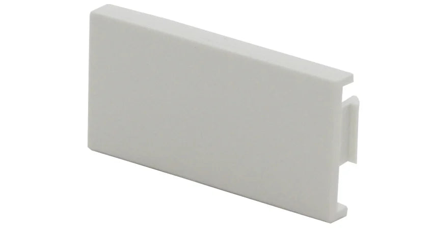 Install Full Width Blank 25mm x 50mm - White