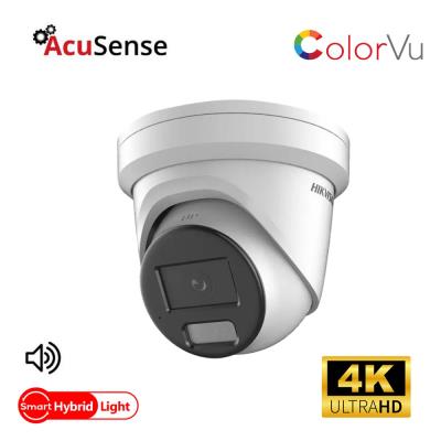 Hikvision 8MP 4K Hybrid ColorVu and IR Acusense Turret 2.8mm DS-2CD2387G2H-LIU