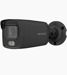 Hikvision AcuSense 4MP High Resolution 2.8mm Fixed Lens ColorVu Bullet Camera with Audio DS-2CD2047G2-LU - Grey
