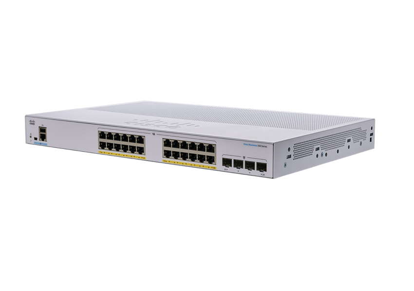 Cisco CBS250-24P-4G-UK 24-port L3 GE Smart Managed Switch