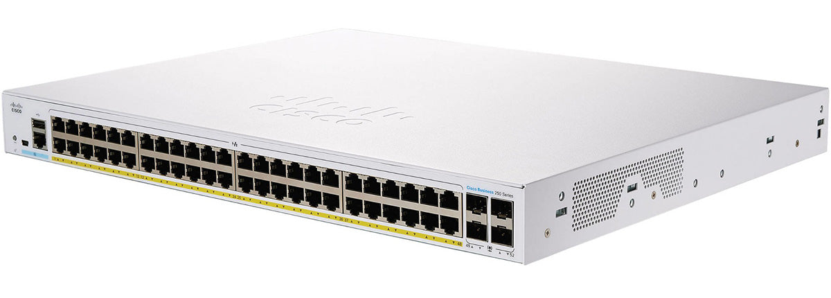 Cisco CBS250-48P-4G-UK 48-port L3 GE PoE Smart Switch