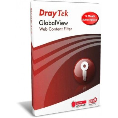 Draytek GlobalView Web Filtering (12 Months, Group A, Soft Copy)
