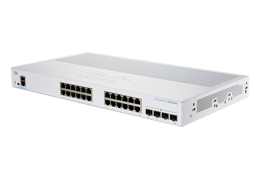 Cisco CBS250-24T-4G-UK 24-Port L3 GE Smart Managed Switch